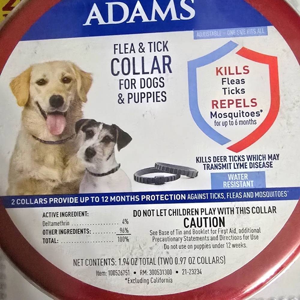 Dog flea collars
